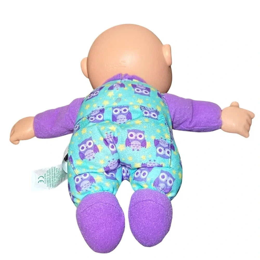 Cabbage Patch Kids Baby Doll Kids 9 inch Purple Owl Sleeper Good Blue Eyes 2015